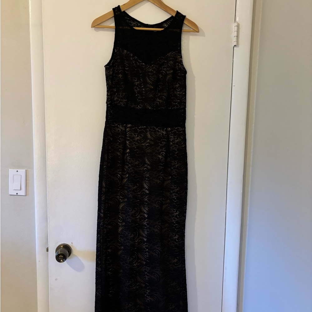 Elegant Black Lace Dress